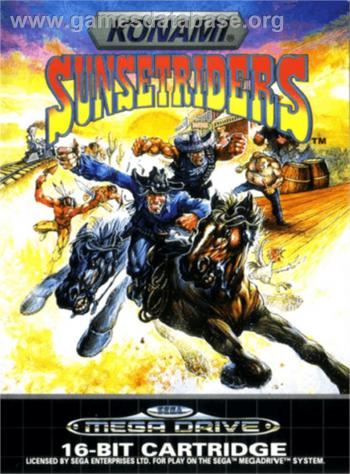 Cover Sunset Riders for Genesis - Mega Drive